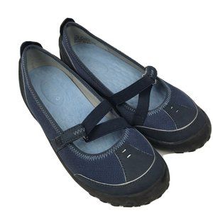 Clarks Privo Womens Mesh Shoes Slip On Sz 5M Blue